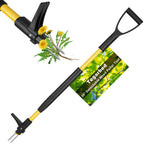 Tegarbed 39" Stand Up Weed Puller Tool - Heavy Duty Detachable 3-Claw Weeder with Ergonomic Long D-Handle | Tools for Effortless Garden Weed Removal (Dandelions, Thistles & More)