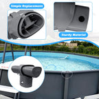 Luojiedejinbiao 12427A T-Joint Fits for 15ft 16ft 18ft 20ft 24ft 12427 Leg & Beam Pool T Joint Replacement Part for Intex Above Round Ultra Frame Pool - 2PCS
