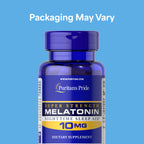 Puritan's Pride Premium Super Strength Melatonin 10mg Sleep Aid, Dietary Supplement for Sound, Restful, & Longer Sleep Support, 4 Month Supply, 120 Rapid Release Capsules, 2 Pack (Packaging May Vary)