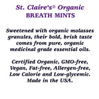 St. Claire's Organic Breath Mints, (Wintermint, 1.5 Ounce Tin, Bundle of 3) | Gluten-Free, Vegan, GMO-Free, Plant-based, Allergen-Free | Made in our Allergen-Free facility