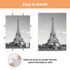 upsimples 16x24 Poster Frame, Easy Slide-In Assembly, White, 3 Pack