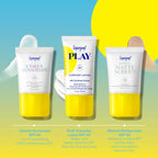 Supergoop! Daily SPF Starter - Includes 3 Travel-Sized SPF Favorites: Unseen Sunscreen SPF 40, Mineral Mattescreen SPF 40, and PLAY Everyday Lotion SPF 50 - Non-Comedogenic