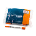 EasyTouch U-100 Insulin Syringes (27G 1.0cc 1/2") - 100ct.