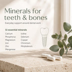 Dental Rituals Implant Care PRO, Bone & Teeth Mineral Complex with Vitamin D3 + K2, Calcium, Magnesium, Zinc & Trace Minerals, Supports Normal Bones and Teeth, 1 Capsule Daily, 30 Count