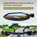 TXZSXS Adjustable Handlebar Bike Mirrors, Left & Right Bicycle Mirror Set