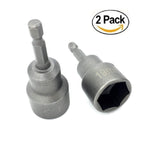 PANOVOS 2pc Leveling Scissor rv-Jacks Socket Drill Adapter With 1/4 Quick Connect Hex Shank Tools, Works With All 3/4 or 19mm Hex Drive Jacks,Power Nut Driver Bit Set