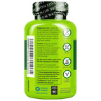 NATURELO Calcium Supplement with Vitamin C, D3, K2, and Magnesium Zinc for Bone Strength, 360 Vegetarian Capsules, with Calcium 600mg, Non-GMO, Plant-Based, Soy & Gluten-Free