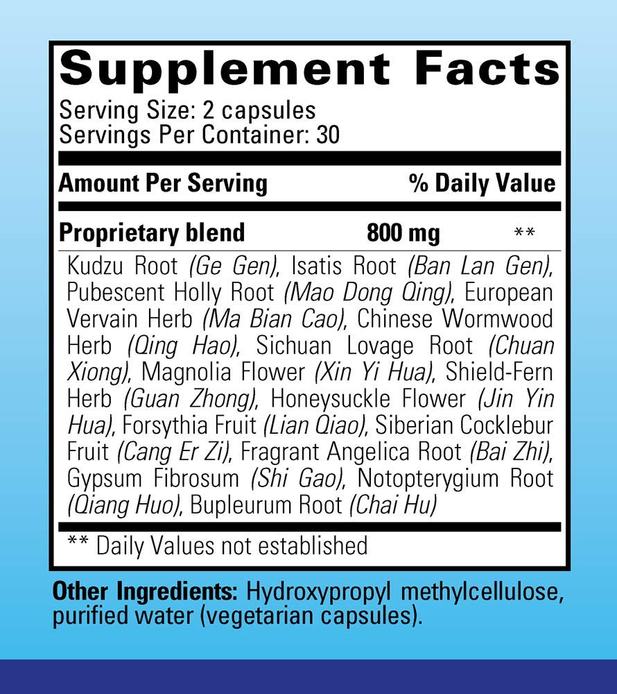 ImmunoPhase Natural Herbal Immune Support Supplement for Healthy Immune Function and Seasonal Health Challenges (60 Vegetarian Capsules)