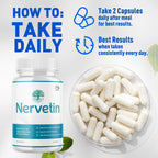 (3 Pack) Nervetin Capsules, Official Nervetin Pills with All Natural Ingredients , Advanced Vitamin Supplement Pills Supporting Health and Wellness, Maximum Strength Crafted in the USA (180 Capsules)