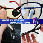 Portable Eyeglass Cleaner Kit (3PCS) - Carbon Fiber Tech for Cleaning on Glasses, Sunglasses and More - Easy Carry Travel & Office Use