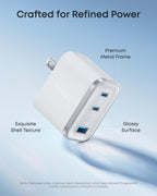 Anker Nano 70W Max 3-Port Fast Charger USB C, Type C Charger Fast Charging
