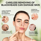 LANBENA Upgraded 2.0 Bamboo Charcoal Blackhead Remover Mask - 60 Nose Strips, Peel off & Purify Pores, Deep Cleanse for All Skin Types