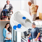 Sock Aid - Socks Helper with Adjustable Cords, Easy on Sock Aid Tool with Ergonomic Soft Foam Round Handles for Elderly, Disabled, Pregnant, Diabetics-Sock Helper Aide Tool