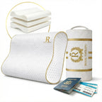 Royal Therapy Travel Memory Foam Cervical Pillow – Contour Pillow for Neck and Shoulder Pain