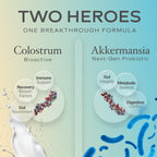 Prime Powders Colostrum Powder | Grass-Fed Bovine Colostrum with Akkermansia Probiotic 1B AFU | Microbiome & Gut Support | High IgG Advanced Formula | 90 Servings