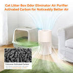 AIRROMI Air Purifier for Bedroom with A2001 Creamy Beige