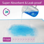 IMMCUTE Dog Pee Pads Extra Large 28"x34", X-Large Training Puppy Pee Pads Super Absorbent & Leak-Proof, XL Disposable Pet Piddle Pad and Potty Pads for Dogs, Puppies, Doggie (XLarge:28"*34"- 30 Ct)
