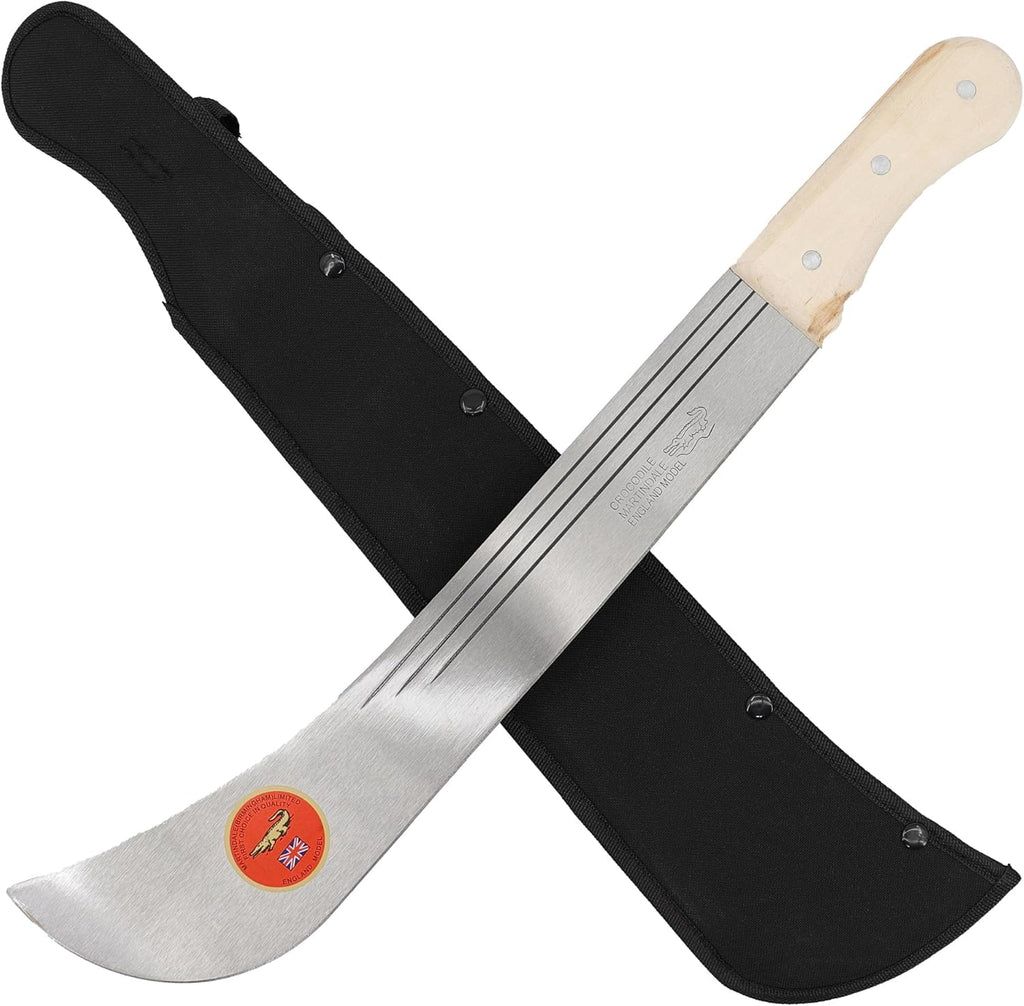 Armory Replicas Caribbean Panga Full Tang Machete - Outdoor Camping Sickle Knife - 21.5 inch