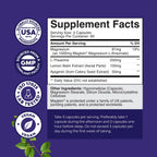 High Absorption Magnesium Sleep Supplement - Rest Support Magtein Magnesium L-Threonate and Apigenin Theanine for Sleep and Rest for Women & Men - Mg L-Threonate Melatonin Free Sleeping Aid - 180 Ct