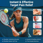 Comfytemp Shoulder Ice Pack Rotator Cuff Cold Therapy, Gel Ice Packs for Injuries Reusable, Shoulder Brace for Pain Relief, Men Women Recovery Item (Small & Medium)