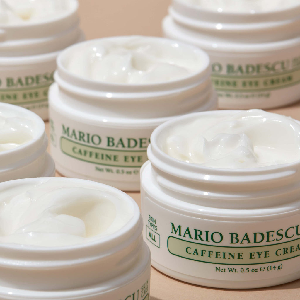 Mario Badescu Caffeine Eye Cream for All Skin Types | Visibly Decreases Dark Circles and Under Eye Bags, Formulated with Caffeine & Squalane, 0.5 Oz (Pack of 1)