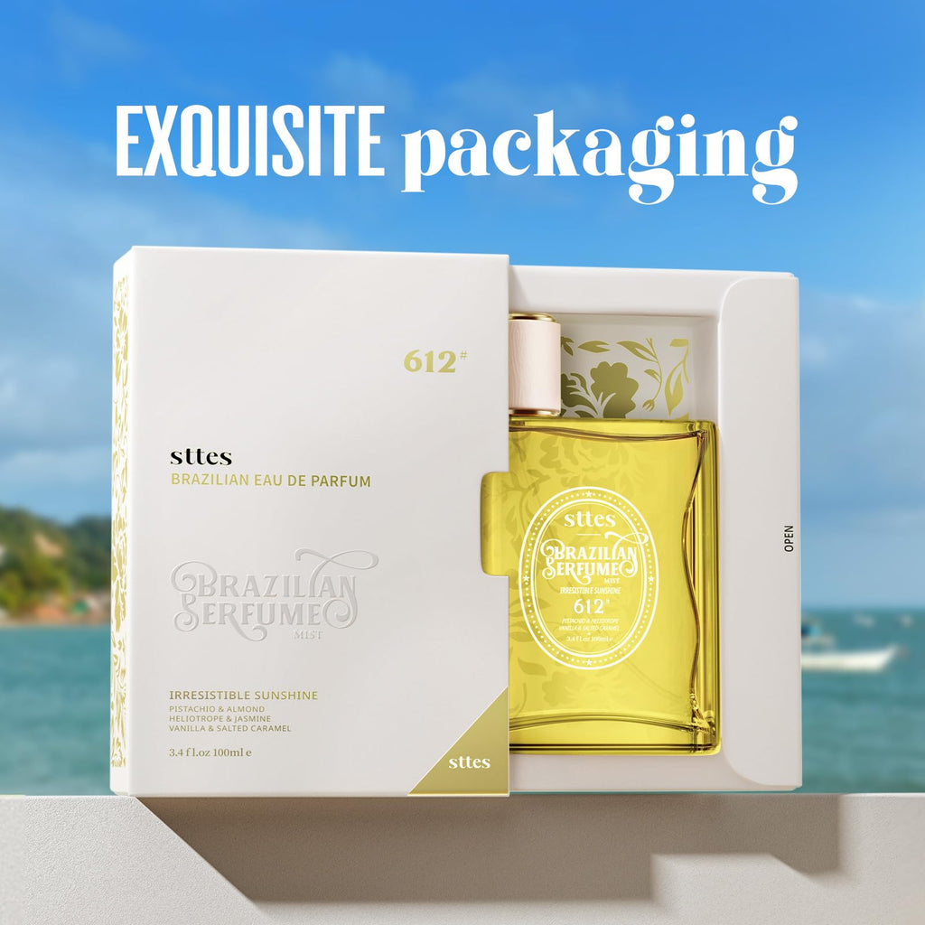 Sttes Perfume 612#���PASSION FRUIT COCONUT WATER��� - Eau De Perfume 100ml (3.4fl Oz) Flower Fruit Gourmet tune (PASSION FRUIT +COCONUT +vanilla)