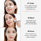 ELROEL Blanc Cover Cream Stick V White - Korean Foundation (#202 Natural)