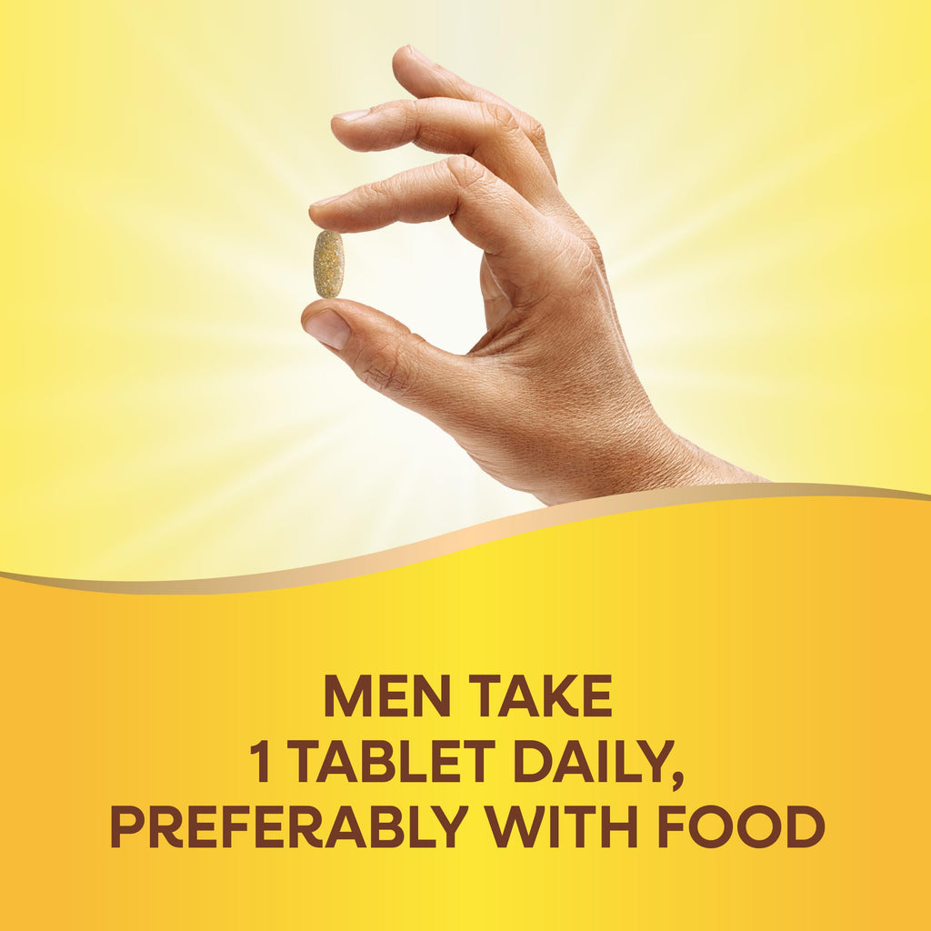 Nature's Way Alive! Men’s Once Daily Ultra Potency Multivitamin Tablets, Complete High Potency Men’s Daily Vitamin Promotes Heart & Muscle Function*, B-Vitamins, Zinc and Antioxidants, 150 Tablets
