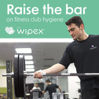 Wipex Gym Wipes for Equipment Cleaning - 700 Large 8"x12" Natural Fitness Wipes Refills for Dispensers - Made with Lemongrass, Eucalyptus Oil & Vinegar, Bulk Surface Multipurpose (1 Pack)