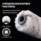 Mister Rui Microfiber Paint Roller Covers 4 Inch, 40 Pack Small Paint Roller Covers with Roller Frame Kit, Mini Paint Rollers for Painting Walls, Paint Supplies for House Painting