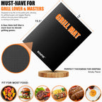 RINPIR 31Pcs Stainless Steel BBQ Grill Accessories & Tools Set, Black