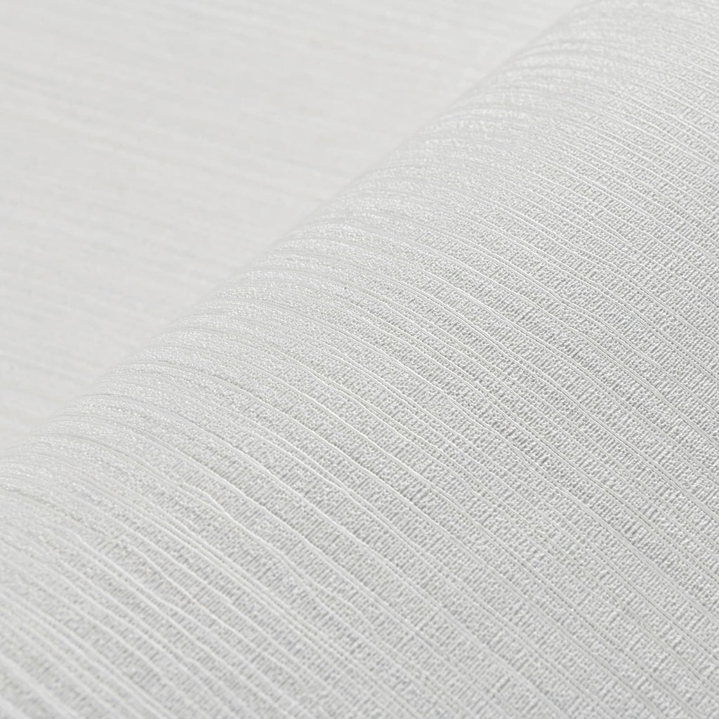 Haimin Grasscloth Textured Wallpaper 24in X 393in Fabric Contact Paper White Wall Paper Linen Peel and Stick Self-Adhesive Thick Vinyl Embossed Film Wallpaper (White)
