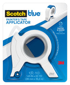 ScotchBlue Painters Tape Applicator, Applies Painter's Tape in One Continuous Strip, Paint Tape Applicator for Trim, Windows and Door Frames, 1.41 Inches x 20 Yards, 1 Starter Roll (TA3-SB-ESF)