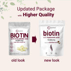 Micro Ingredients Biotin 10,000mcg w/Hyaluronic Acid 25mg | 365 Virgin Coconut Oil Softgels, Fast Release, One Year Supply, Non-GMO & No Gluten