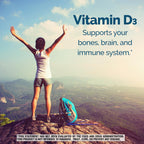 Nature's Wonder Vitamin D3 5000iu (125mcg) High Potency, Dietary Supplement to Support Bone Health and Immune System, Gluten Free, 360 Softgels, 1 Year Supply (Pack of 2)