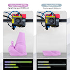 iSANMATE High Speed Matte PLA+ 3D Printer Filament, Matte Lilac PLA+ Filament 1.75mm Designed for High Speed 30-600mm/s, Fast Printing Speed PLA, Dimensional Accuracy ±0.02mm, 1kg Spool (2.2lbs)