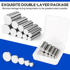 VSKIZ 50Pcs Small Magnets, 5 Different Size Rare Earth Magnet