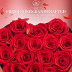 Impouo 16-Piece Preserved Rose Birthday Gifts for Women