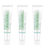 Mario Badescu Moisturizing Mint Lip Balm for Dry Cracked Lips, Infused with Coconut Oil and Shea Butter, Ultra-Nourishing Lip Care Moisturizer for Soft, Smooth and Supple Lips, 3 Pack