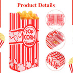 900 Pcs Popcorn Bags, 1 Oz Paper Popcorn Bag Individual Servings Bulk for Pop corn Machine Accessories Supplies Movie Nights Cinema Kitchen Supplies