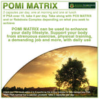 POMI Matrix - 10 Times Stronger Than The Competition! - Lower PSA Levels - See Our LAB Results! - 100% Natural Ingredients: Pomegranate, Green Tea, Turmeric, Broccoli - Vegan Capsules