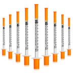 Syringes 1ml 27 Gauge 1/2 inch U-100 27G 1cc 13mm Lab Syringe, Pack of 20