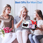 Papillon Fathers Day Dad Gifts for Men,Back Massager with Heat,Shiatsu Neck Massager Pillow for Back,Neck,Shoulder,Foot&Lower Back Pain Relief,Relaxation Gifts for Women/Mom/Dad (Cyan Blue)