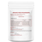 VELOTO Organic Mega Mushroom Powder Blend,10 in 1 Complex Mushroom Extract Powder Herbal Supplement with Reishi, Cordyceps, Chaga, Lion's Mane, Vegan & More, Sustainably US Grown, Filler Free, 10oz