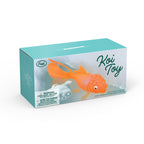 Genuine Fred Koi Toy Light Up Bath Goldfish, Floating Water Toy for Kids, Glows on Contact with Water, Fun and Safe Bath Time Toy, Orange