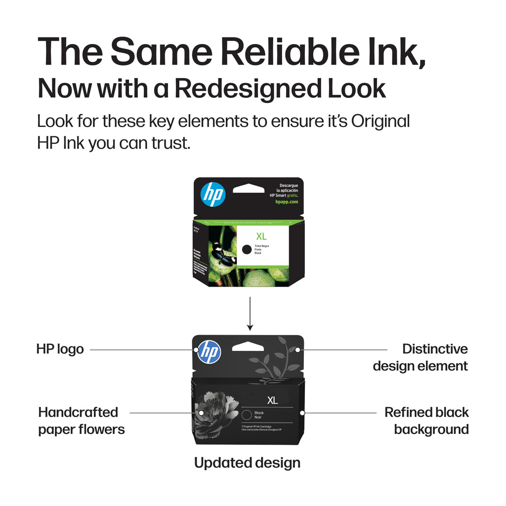 HP 64XL Black High-Yield Ink Cartridge | Works with Envy Inspire 7250e, 7950e; Envy Photo 6200, 7100, 7200, 7800, 7900; Tango Series | Eligible for Instant Ink | N9J92AN