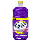 Fabuloso Multi-Purpose Cleaner & Floor Cleaner, 2X Concentrated, Lavender Scent, 56 fluid ounces