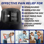 Large Ice Pack for Injuries Reusable Gel for Lower Back, Cold Packs Wrap for Shoulder, Knee, Elbow, Hip, Leg, Soft Cold Compress,16 × 9",Black