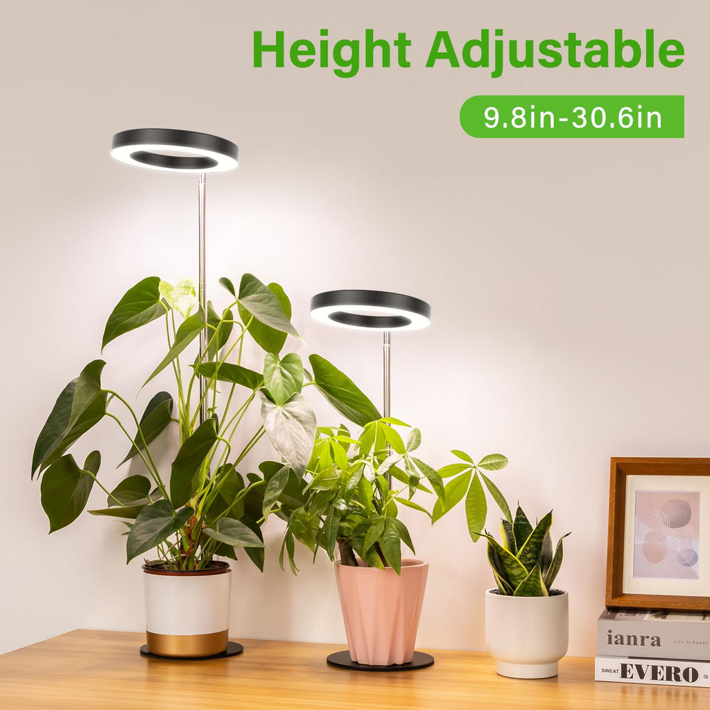 LORDEM Grow Light, Full Spectrum LED Desk Lamp for Plants