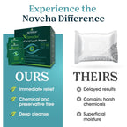 NOVEHA Demodex Eyelid & Lash Wipes | Box Of 60 Individually Wrapped Extra Strength Cleansing Eyelash Wipes - Battle Itchy & Irritated Eyes associated with Demodex Mites, Naturally Remove debris